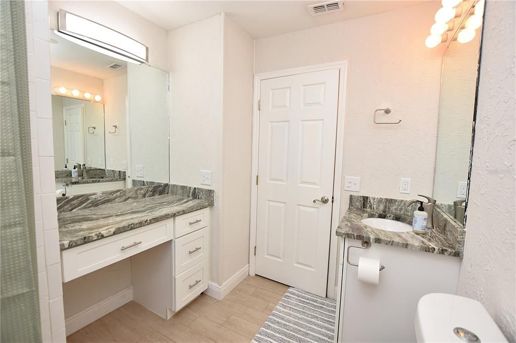 Bathroom, Interior, Wood Texture Flooring