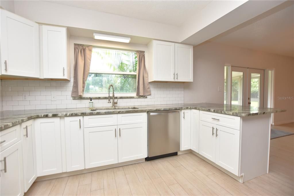 Interior, Kitchen, Wood Texture Flooring