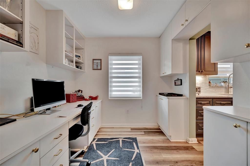 Home Office, Interior, Wood Texture Flooring