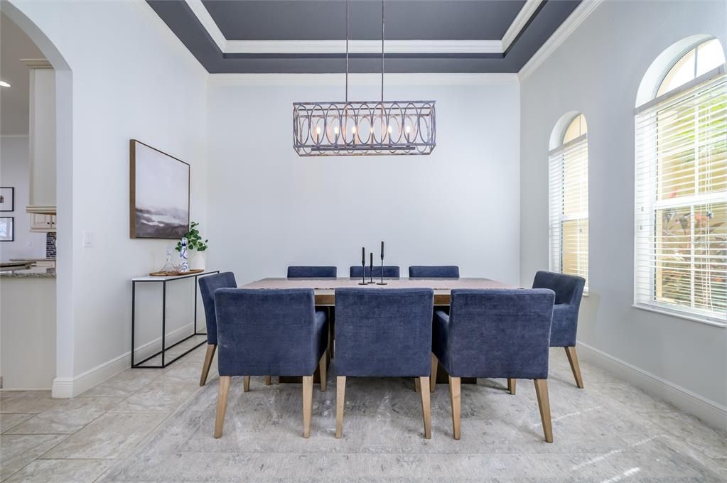 Dining room, Interior, Pendant Lights