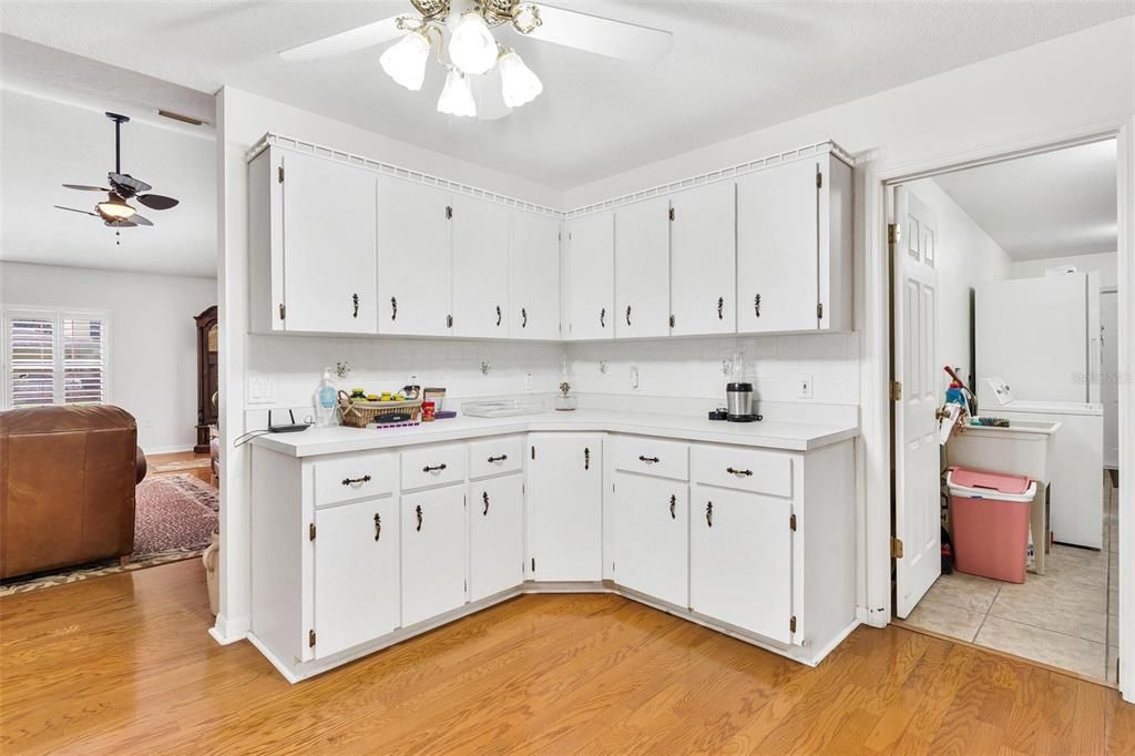 Interior, Kitchen, Wood Texture Flooring