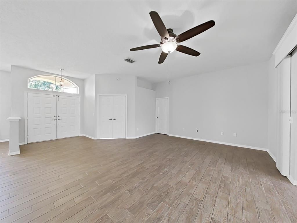 Empty room, Interior, Wood Texture Flooring