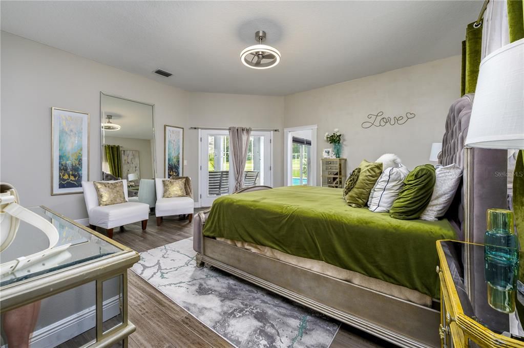 Bedroom, Interior, Wood Texture Flooring