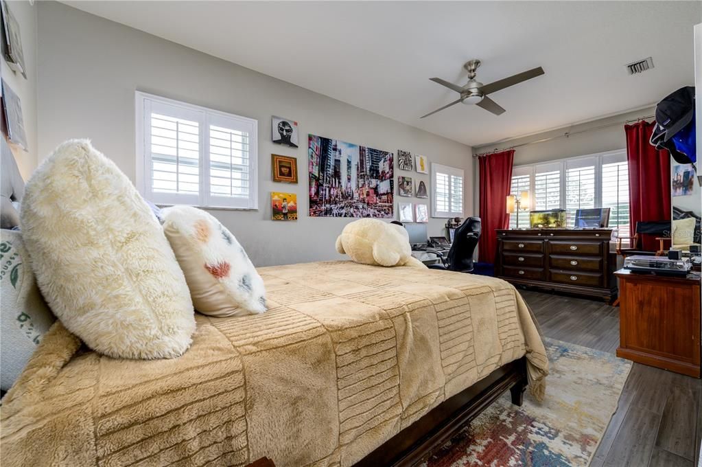 Bedroom, Interior, Wood Texture Flooring