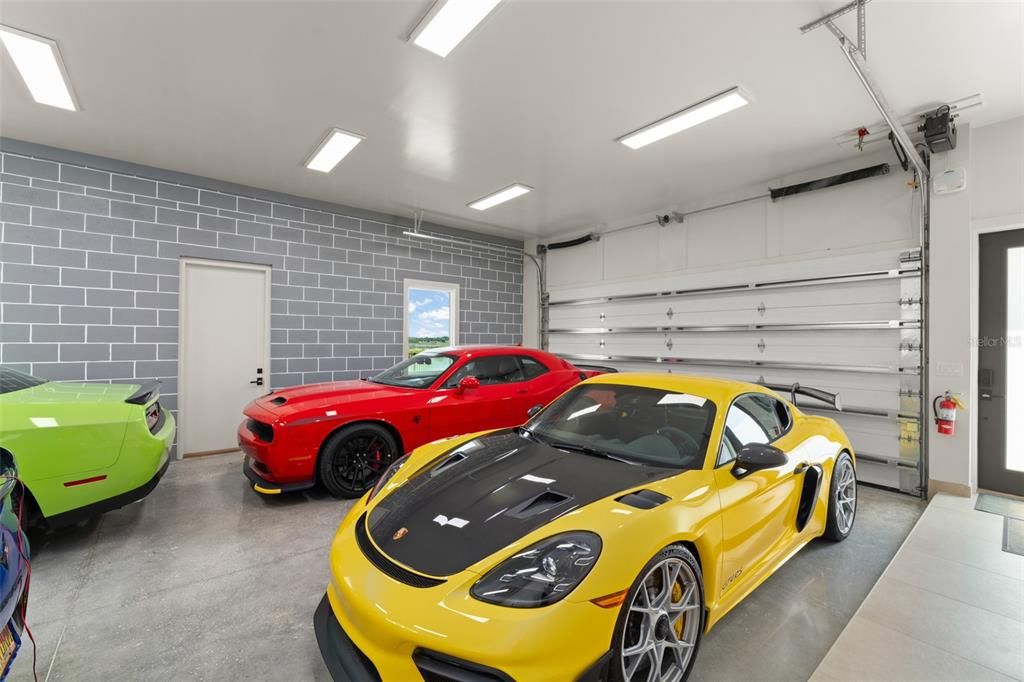 Garage, Interior, Recessed Lighting