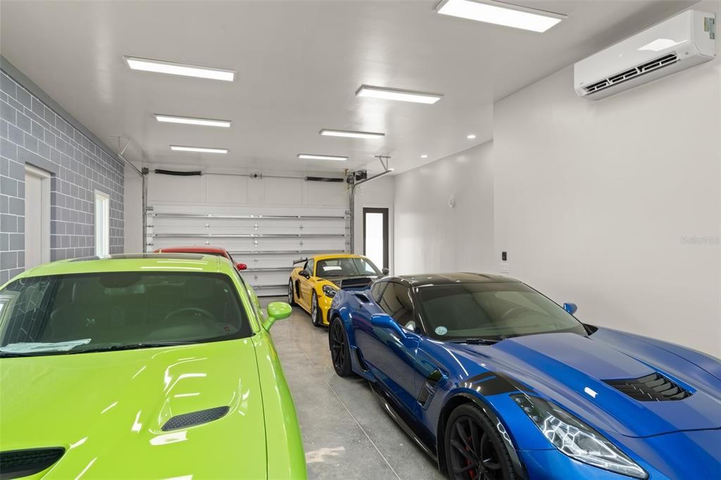 Garage, Interior, Recessed Lighting