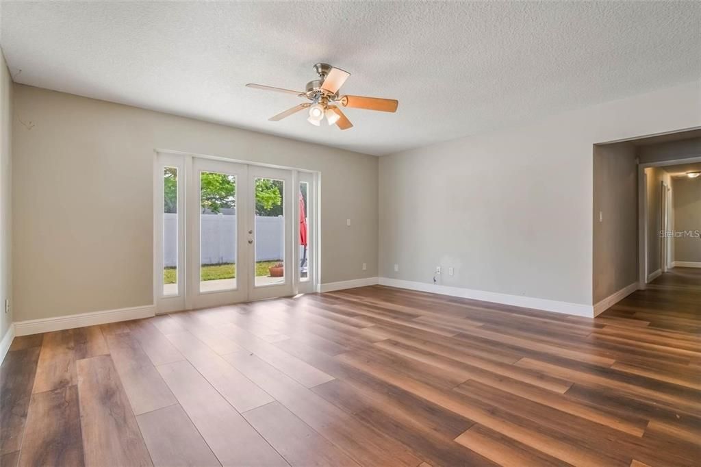 Empty room, Interior, Wood Texture Flooring