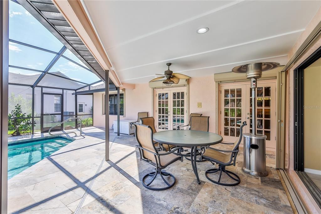 Glass Ceilings, Interior, Pool, Recessed Lighting, Sun Room