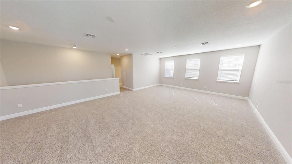 Empty room, Interior, Recessed Lighting