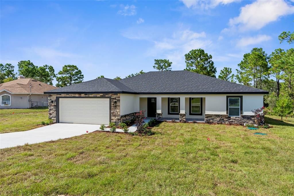 Attached, Backyard, Exterior, Facade, Ranch