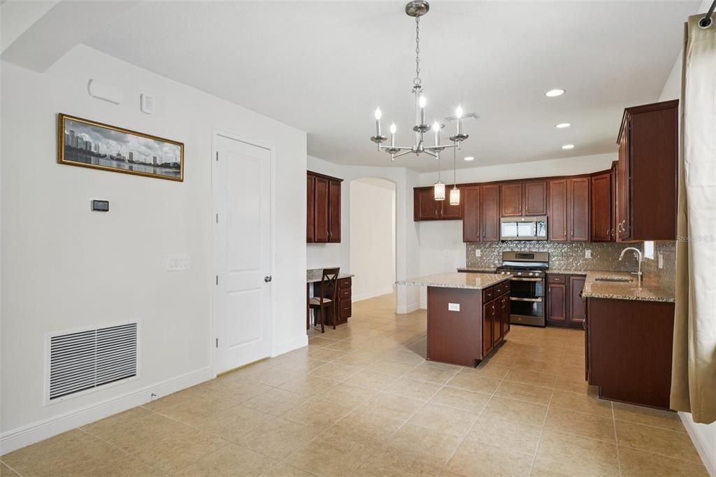 Chandelier, Interior, Kitchen, Pendant Lights, Recessed Lighting