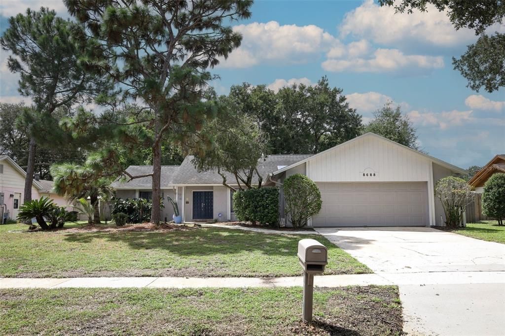 Attached, Backyard, Exterior, Facade, Ranch