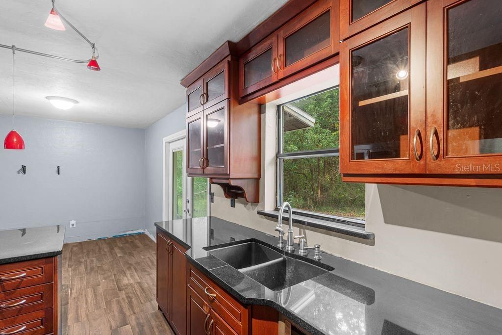 Interior, Kitchen, Wood Texture Flooring