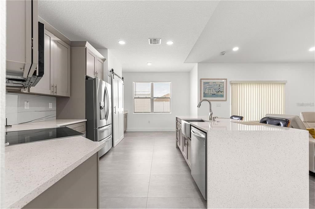 Interior, Kitchen, Recessed Lighting, Stainless Steel Appliances