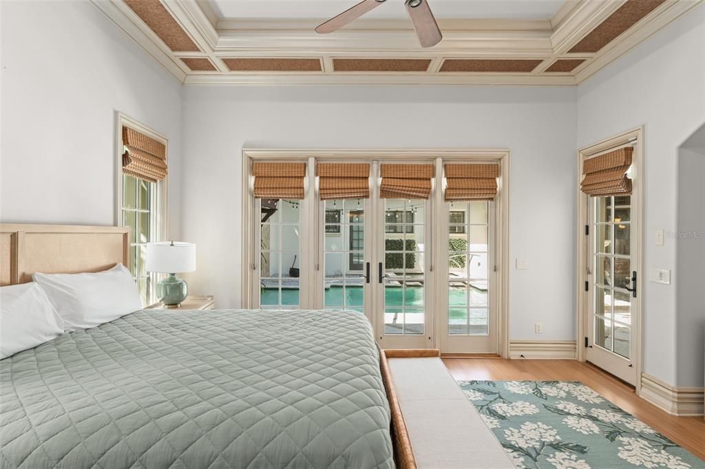 Bedroom, Interior, Water, Wood Texture Flooring