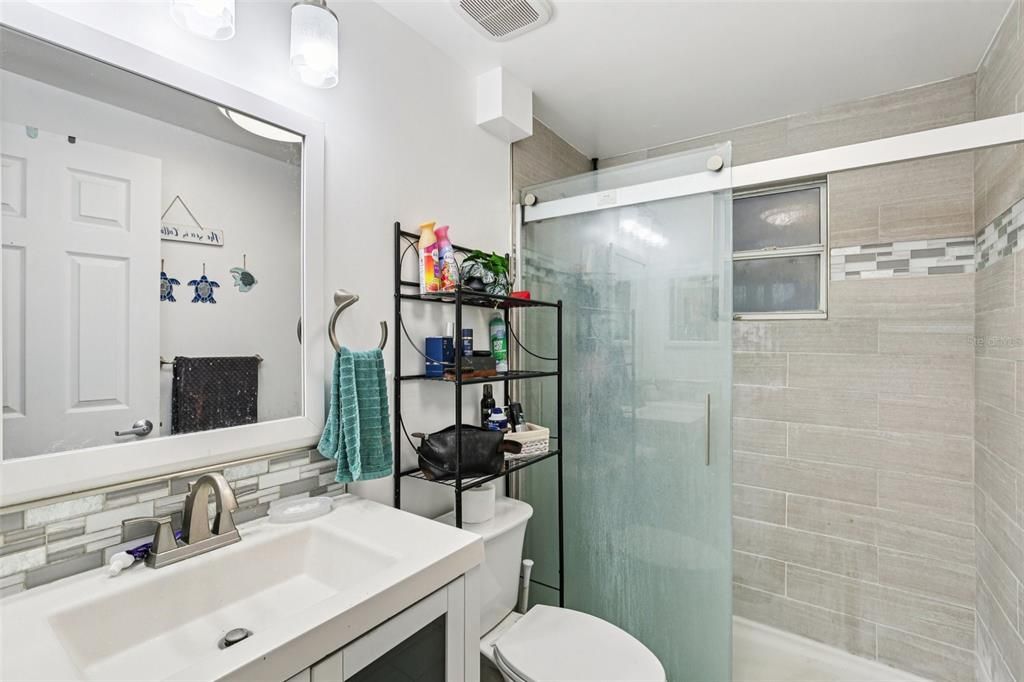Bathroom, Glass Shower, Interior