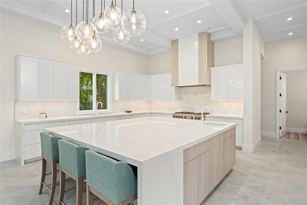 Interior, Kitchen, Pendant Lights, Recessed Lighting
