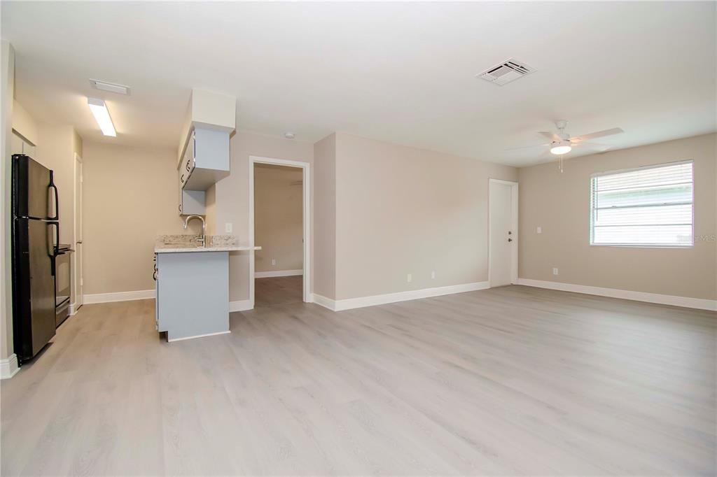 Empty room, Interior, Wood Texture Flooring