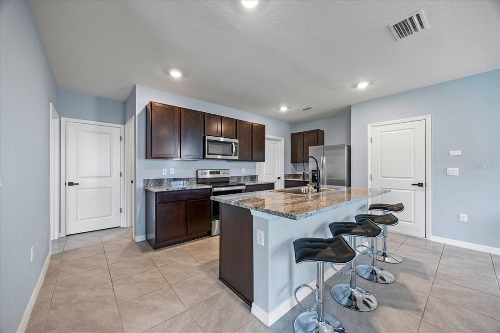 Interior, Kitchen, Recessed Lighting, Stainless Steel Appliances