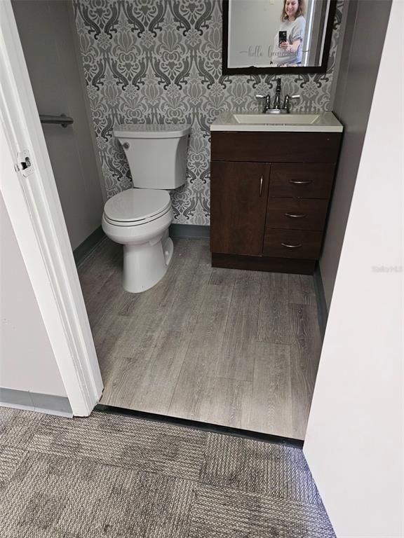 Bathroom, Interior, Wood Texture Flooring