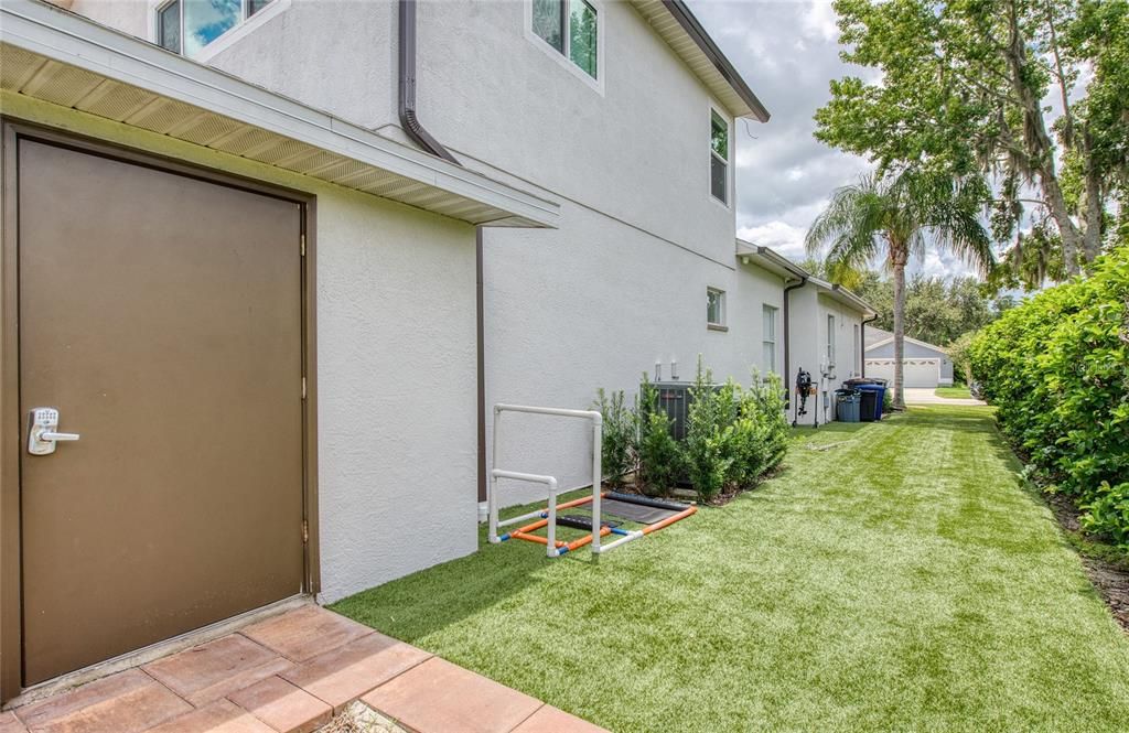 Backyard, Exterior