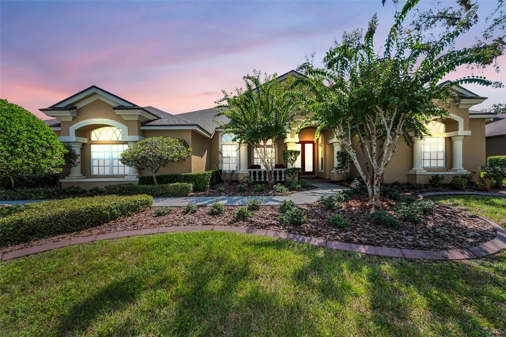 Backyard, Exterior, Facade, Mediterranean