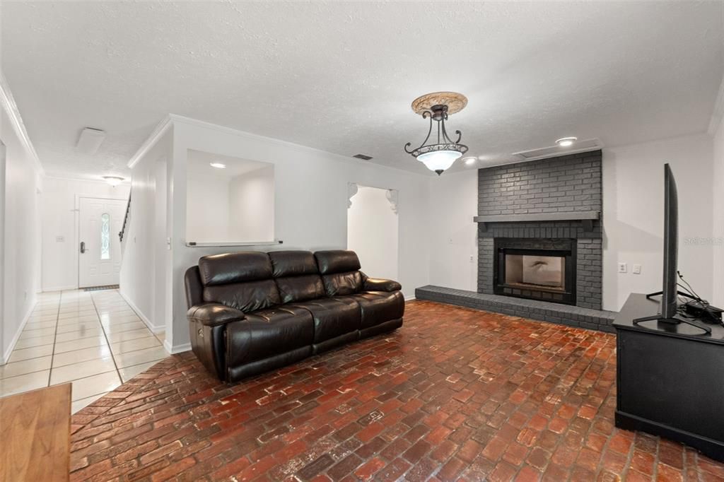 Fireplace, Interior, Pendant Lights, Recessed Lighting