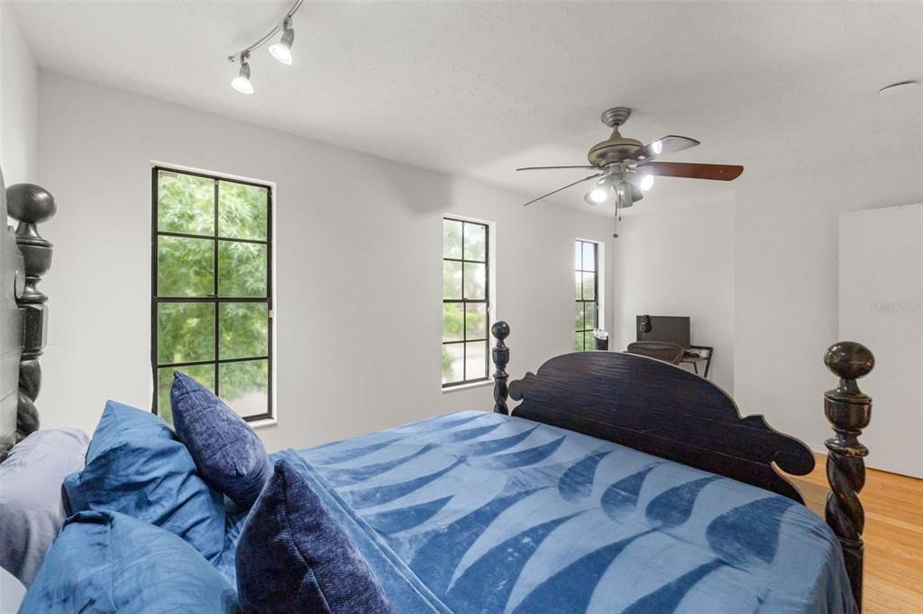 Bedroom, Interior, Wood Texture Flooring