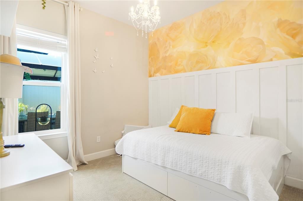 Bedroom, Chandelier, Interior