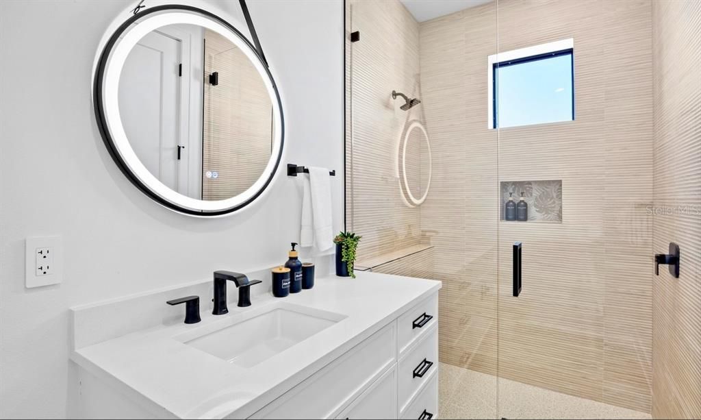 Bathroom, Glass Shower, Interior