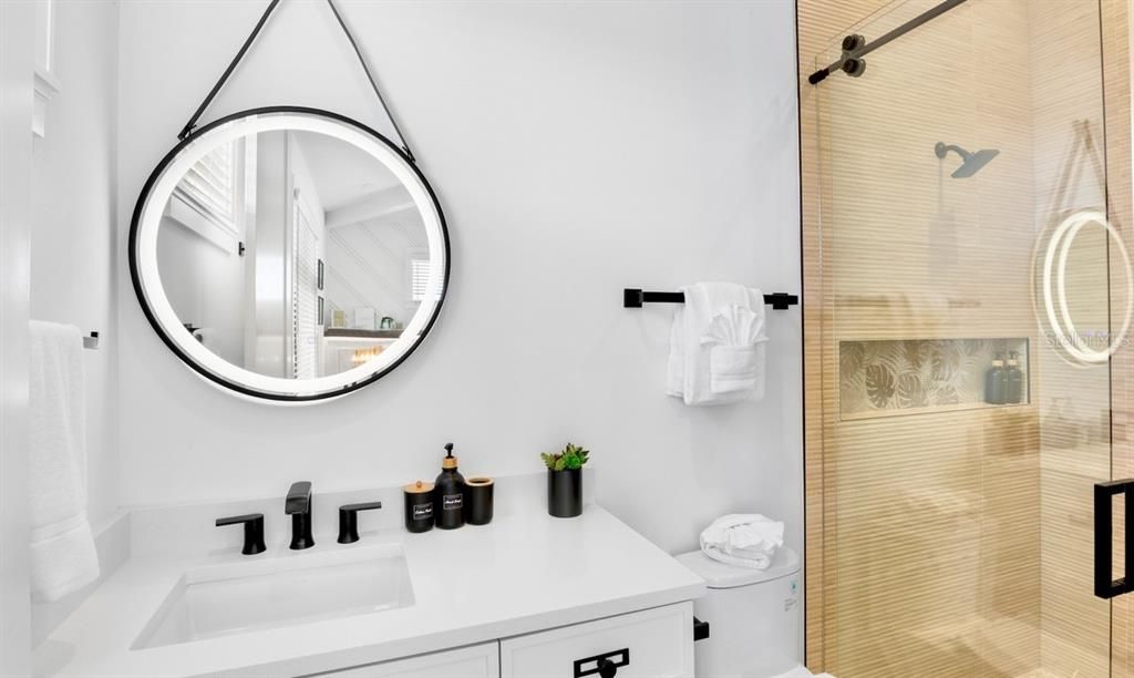 Bathroom, Glass Shower, Interior