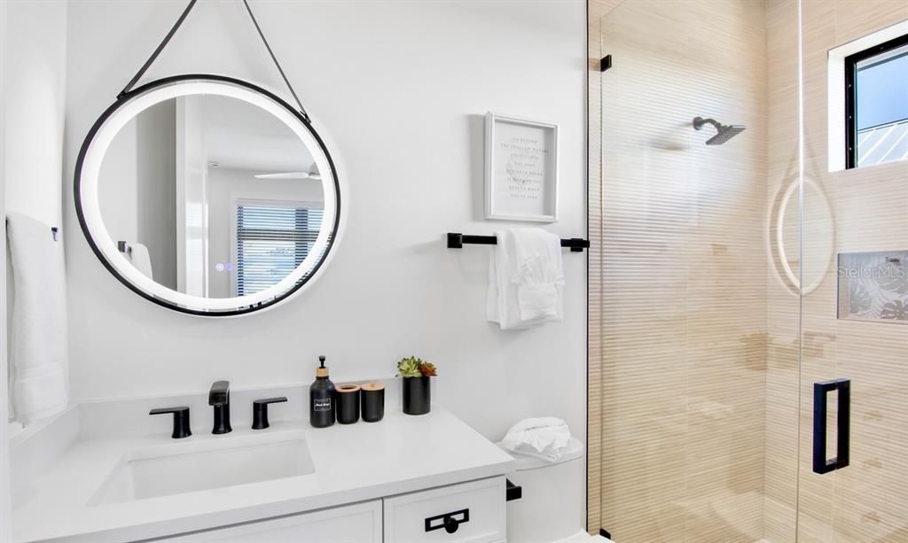 Bathroom, Glass Shower, Interior