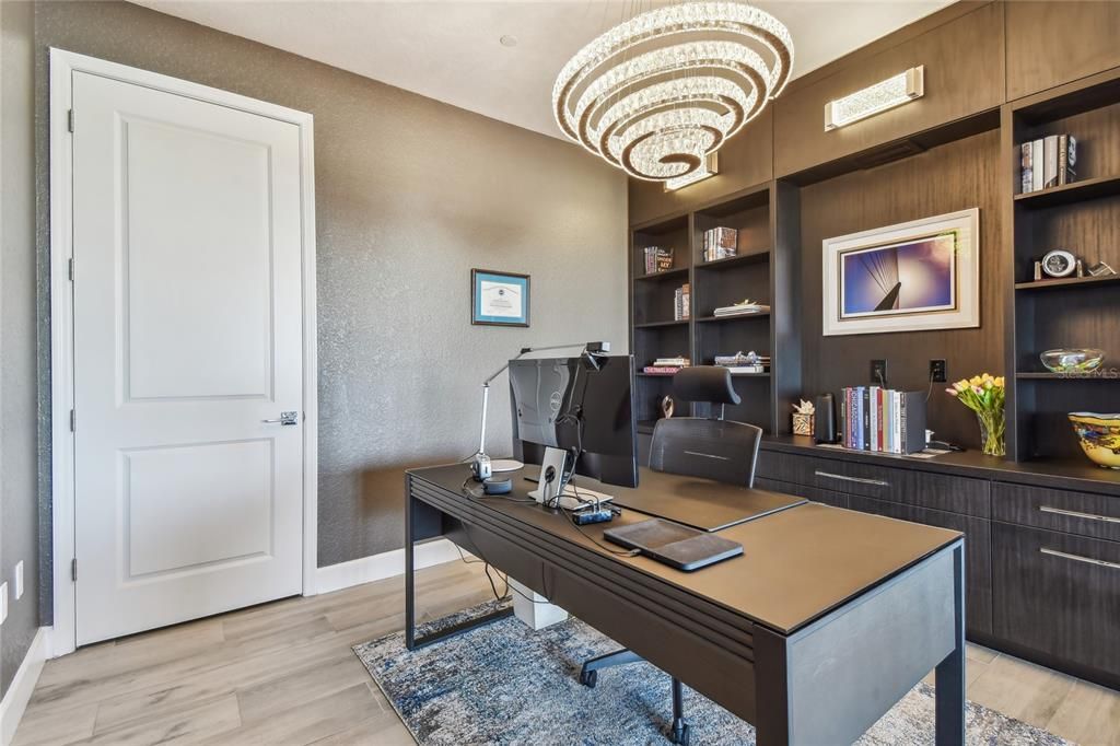 Home Office, Interior, Wood Texture Flooring