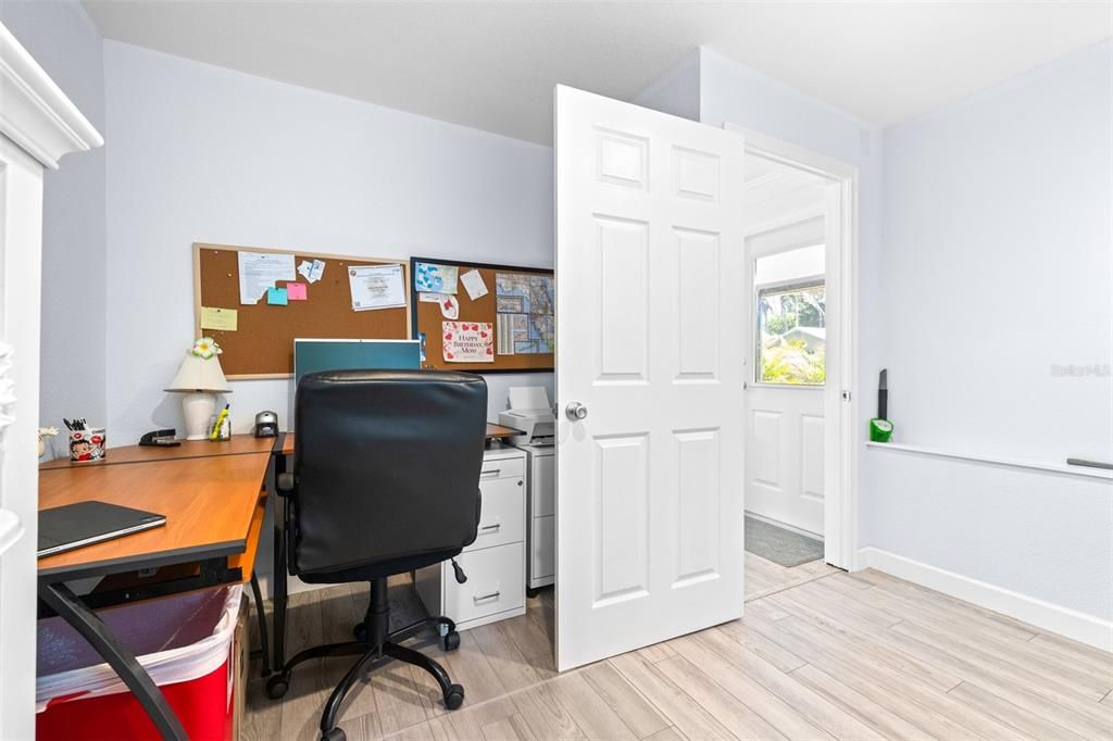 Home Office, Interior, Wood Texture Flooring