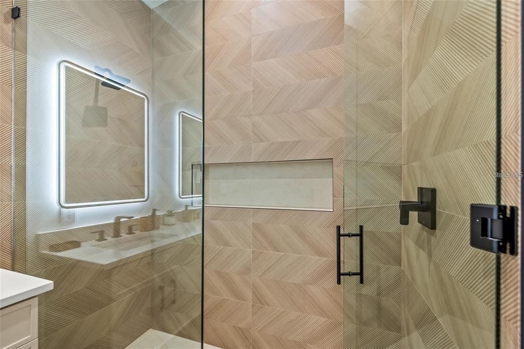 Bathroom, Glass Shower, Interior
