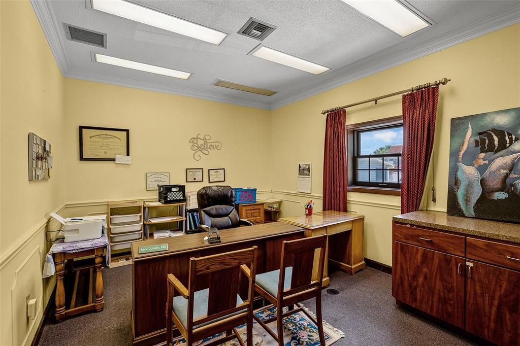 Home Office, Interior, Recessed Lighting