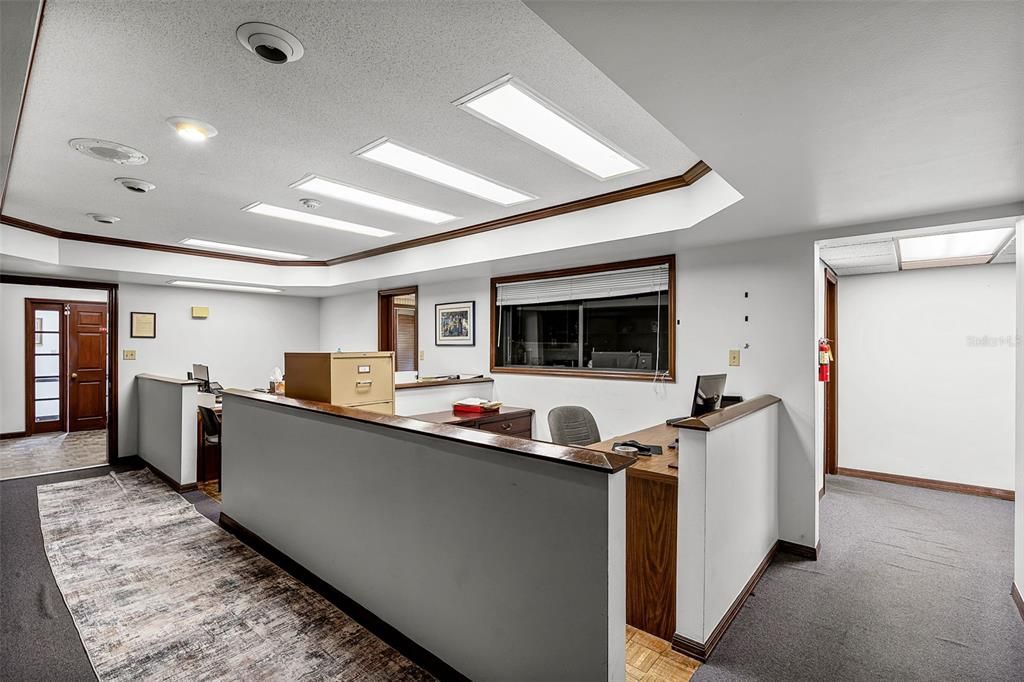 Home Office, Interior, Recessed Lighting