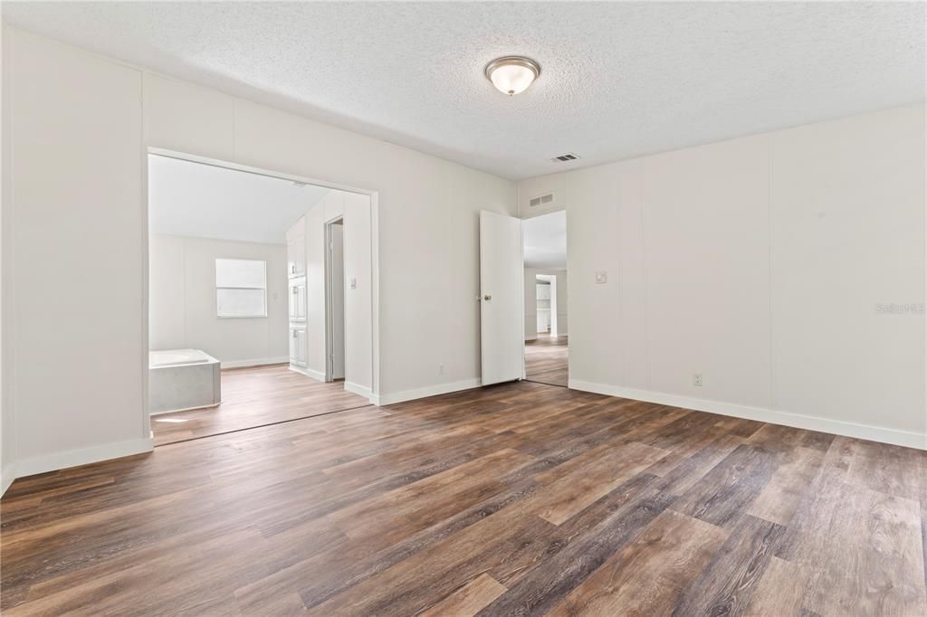 Bathroom, Empty room, Interior, Wood Texture Flooring