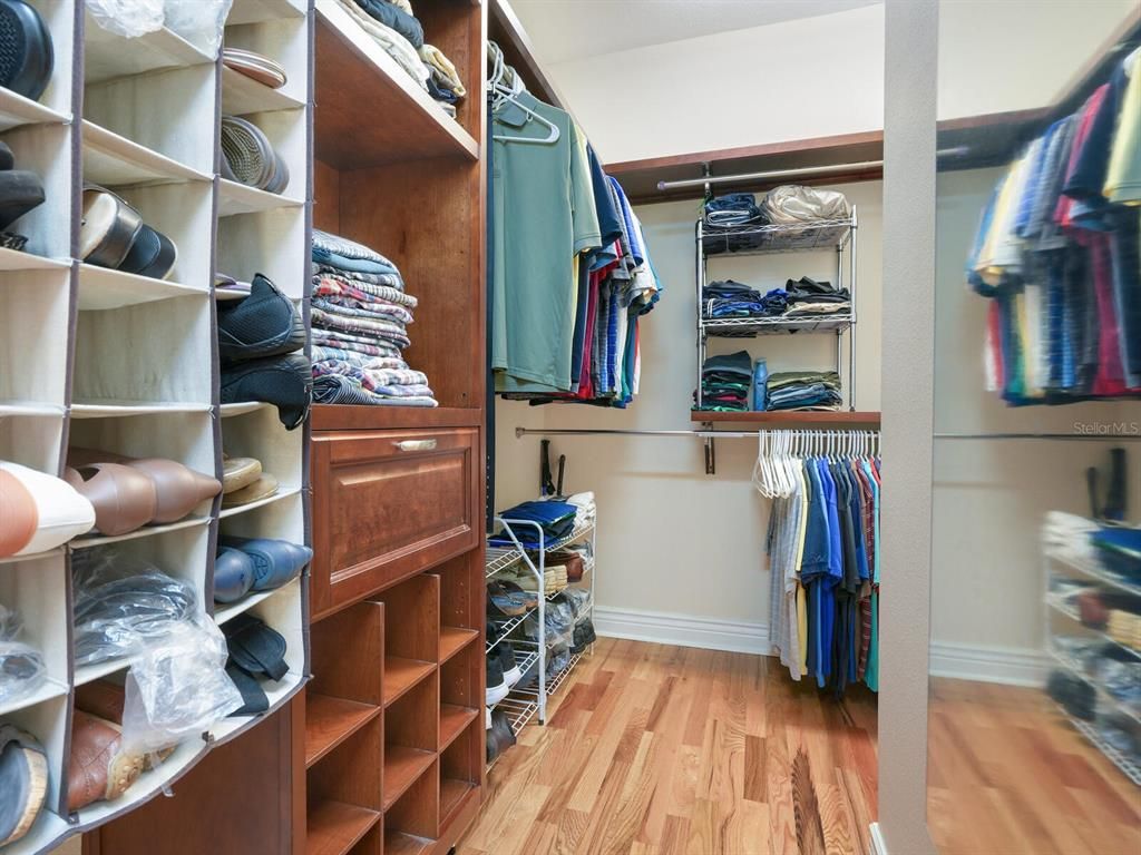 Interior, Walk-in Closets, Wood Texture Flooring