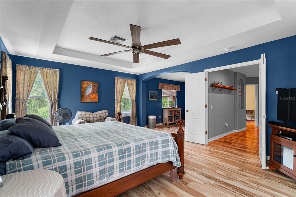 Bedroom, Interior, Wood Texture Flooring