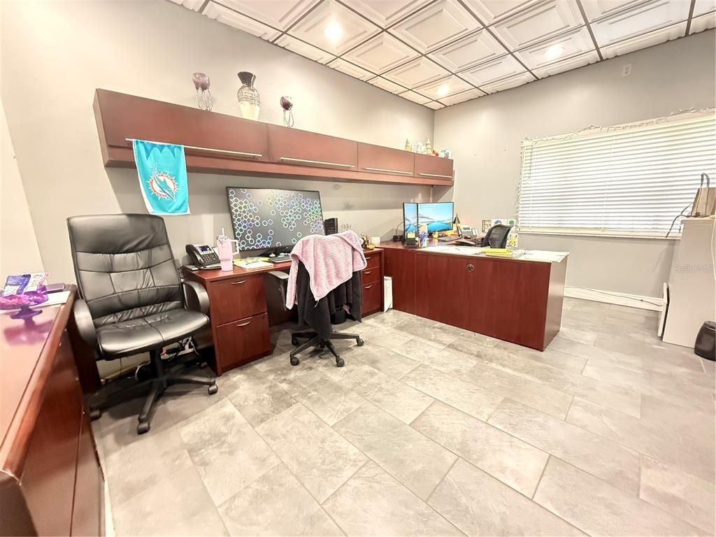 Home Office, Interior, Recessed Lighting