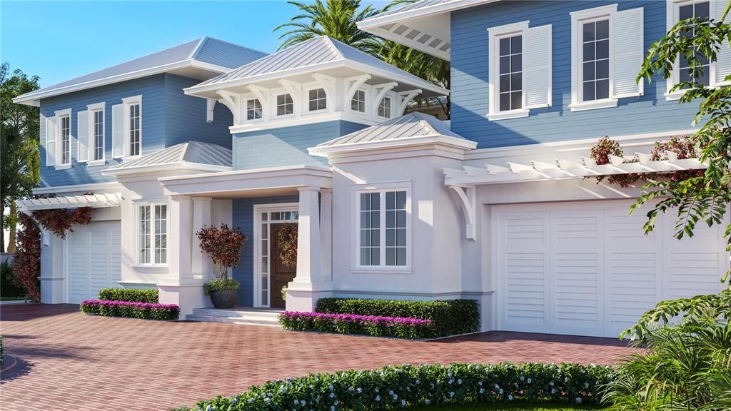 Attached, Exterior, Facade, American Craftsman