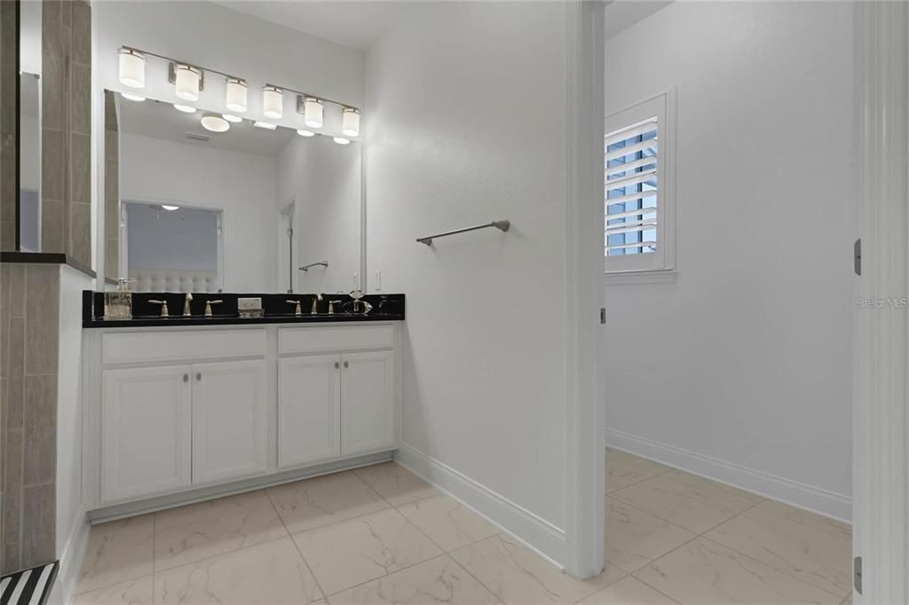 Bathroom, Dual Sink Vanities, Interior, Marble