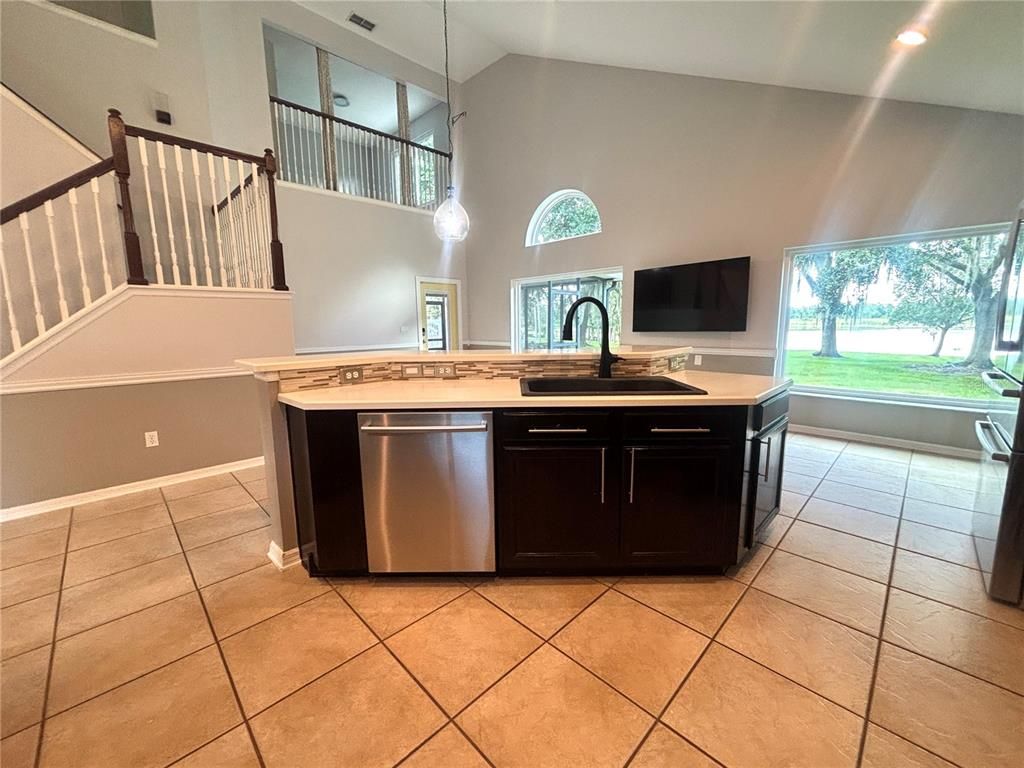 Interior, Kitchen, Pendant Lights, Recessed Lighting