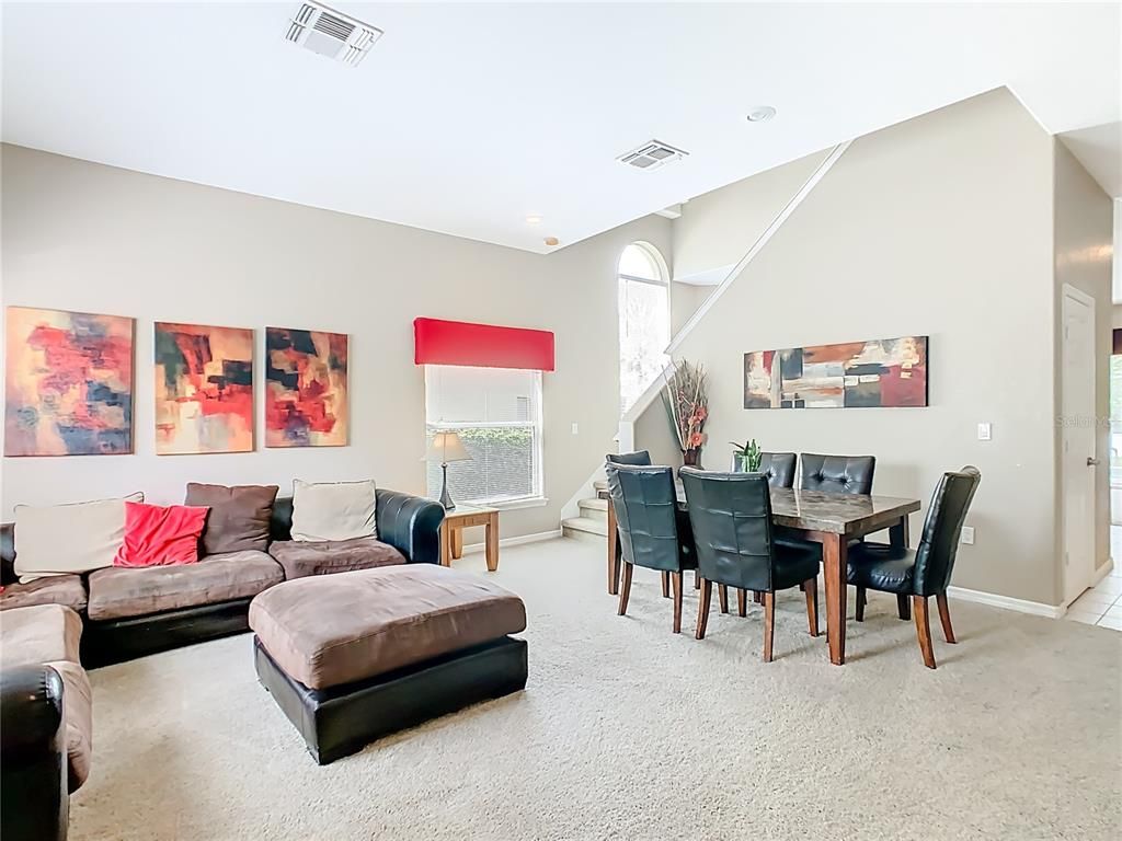 Dining room, Interior, Living room, Recessed Lighting