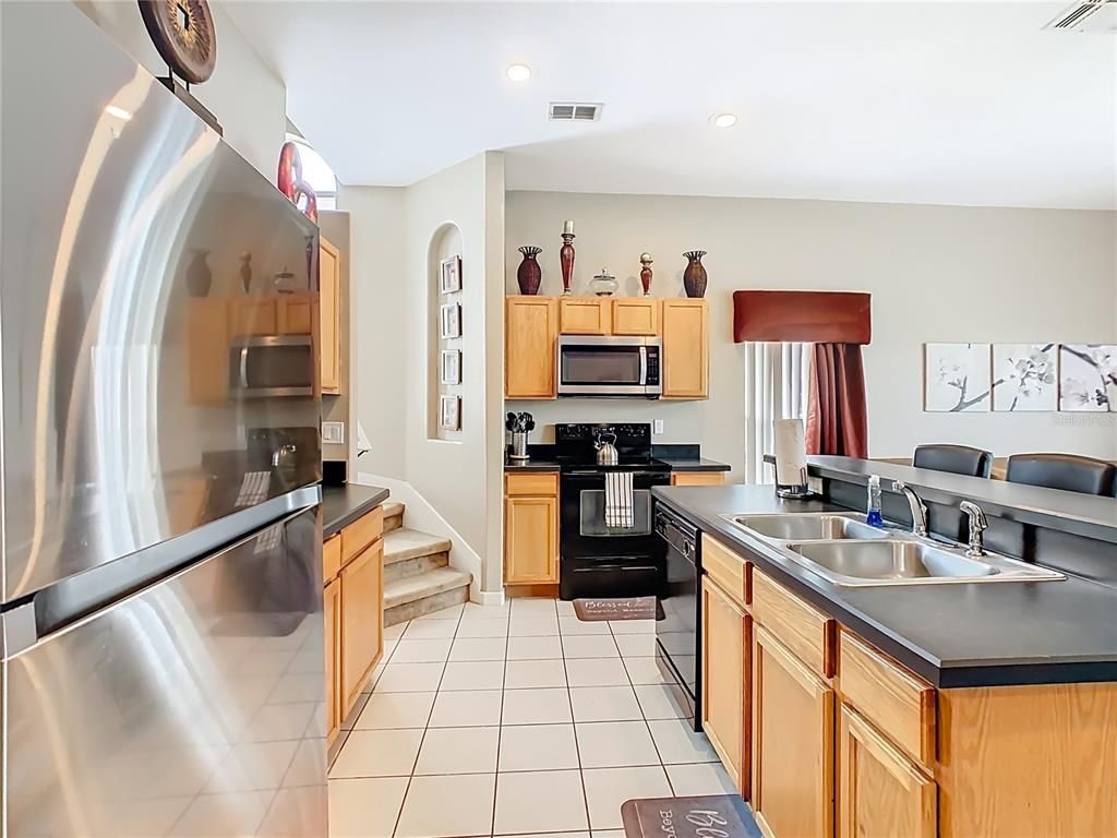 Interior, Kitchen, Recessed Lighting, Stainless Steel Appliances