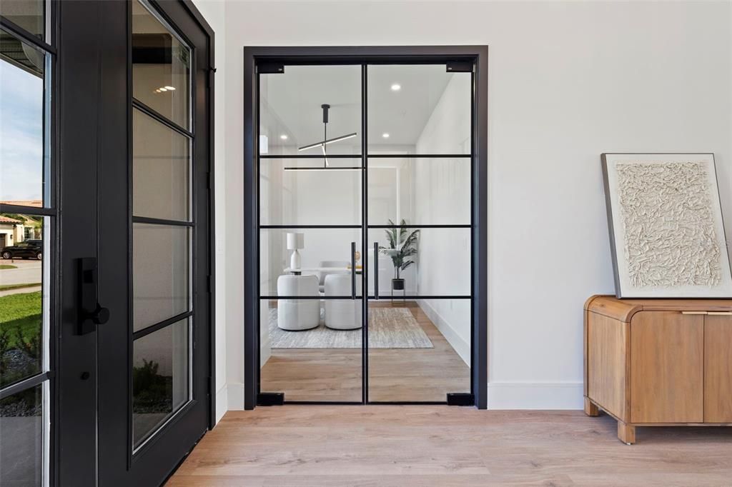 Interior, Recessed Lighting, Wood Texture Flooring