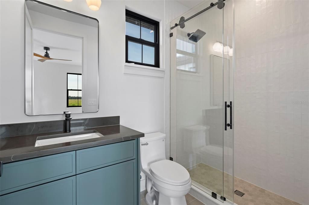 Bathroom, Glass Shower, Interior