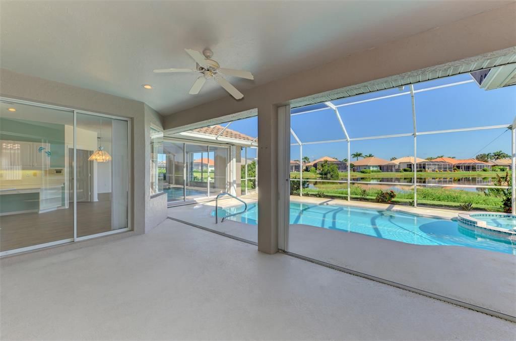 Glass Ceilings, Interior, Pool, Recessed Lighting, Sun Room