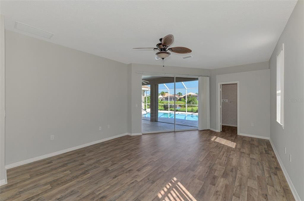 Empty room, Interior, Wood Texture Flooring
